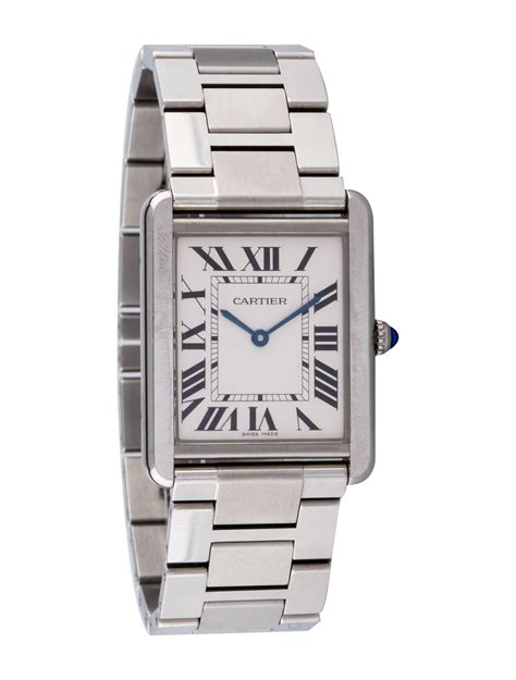 cartier solo tank review|cost of cartier tank watch.